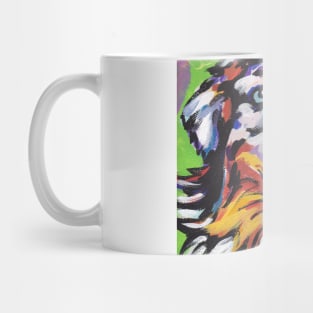 Australian shepherd Aussie Bright colorful Pop Art Mug